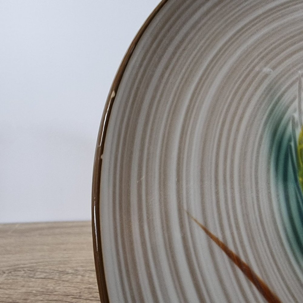 Vintage 1960s Fancrest Ware MUGI WHEAT Plate 26 cm Japan - Picture 5 of 7